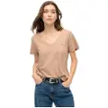 Superdry Studios Slub Embroidered Kort Ermet V-hals T-skjorte