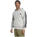 Adidas Essentials 3 Stripes Fleece Genser Med Hel Glidelås