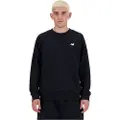 New Balance for man. MT41507 Sport Essentials Sweatshirt black (L), Casual, Cotton