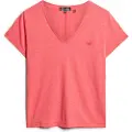 Superdry Studios Slub Embroidered Kort Ermet V-hals T-skjorte