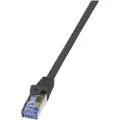 Logilink PrimeLine - Koblingskabel - RJ-45 (hann) til RJ-45 (hann) - 5 m - SFTP, PiMF - CAT 7 - halogenfri, formstøpt, uten hindringer - svart