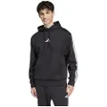 Adidas Essentials 3 Stripes Fleece Hettegenser