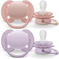 Philips AVENT ultra soft SCF091/31 smokk, Ultramyk, Ortodontisk, Silikon, Gutt/Jente