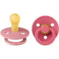 BIBS Smekker Napp 2-pakning 0-6m Dusty Pink/Coral
