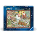 Ravensburger Her kommer julen! Puslespill 500 brikker,