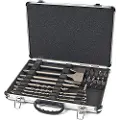 DeWalt SDS Plus 15 Piece Drill And Chisel Set In Alu Case