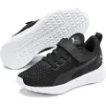 Puma Flyer Runner V Kids'Trainers, Shoes, Black/White, 27.5