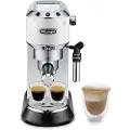 De'Longhi DEDICA EC 685.W - Kaffemaskin med melkeskummer - 15 bar - hvit