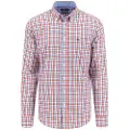 Fynch&Hatton Oxford Check Mix Skjorte Med Lange Ermer