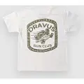 Dravus Run Club Kids T-skjorte hvit