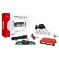 Amio Sett med parkeringssensorer reverserende LED COB 4 sensorer Sølv -02282