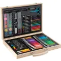 Grafix Colouring Case 86 pcs - FSC wood - 33x23cm