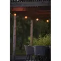 Konstsmide Lysslynge E27 med 10 røykfargede LEDpærer dimmer 24V/IP44