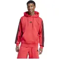 Adidas Essentials 3 Stripes Fleece Hettegenser