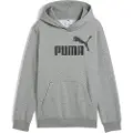 Puma ESS No. 1 Logo Fleece Hoodie Youth, Clothing, Medium Gray Heather, 7-8Y