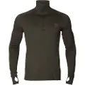 Härkila Base All Season half zip un Shadow Brown 3XL