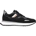 Hugo Boss for man. 50498280 Jonah Sneakers black (41), Flat, Laces, Casual