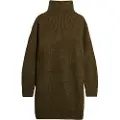 Superdry Chunky Rib Lang Ermet Midi-kjole