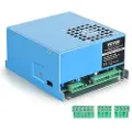 Vevor CO2-laserstrømforsyning, 40 W, strømforsyning for 40 W laserrør, konstant strømbeskyttelse, åpen kretsbeskyttelse, rask varmespredning, kompatibel med lasergravører og -skjærere fra flere merker