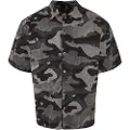 Urban Classics Laser Camo Printed Boxy Kortarmet Skjorte