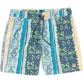 Volcom Lido Print Trunk 17 Boardshorts blå