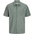 Jack & Jones Mykonos Plisse Kortarmet Skjorte