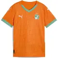 Puma Ivory Coast 2025 Home Jersey Youth, Clothing, Rickie Orange/Jade Frost, 13-14Y