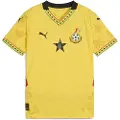 Puma Ghana 2025 Away Jersey Youth, Clothing, Pelé Yellow/Black, 5-6Y