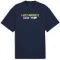 Puma Step Up Your Game Basketball Tee Men, Clothing, Club Navy, L