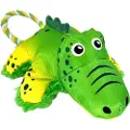 Kong Cozie Tuggz hundeleketøy alligator - Gr. M/L: ca. L 38 x B 20,3 x H 10,2 cm