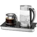 ProfiCook PC-TKS 1056 - Tea/coffee maker / kettle - 1.7 liter - 2.3 kW - rustfritt stålglass