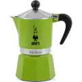 Bialetti Rainbow, 0,06 l, Aluminium, Termoplast, Grønn, 140 mm, 6,2 cm