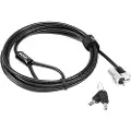 Lenovo Kensington NanoSaver MasterKey Cable Lock - Sikkerhetskabellås - svart - 1.8 m - for ThinkCentre M75t Gen 2 ThinkPad L13 Yoga Gen 3 T14s Gen 3 X13 Gen 3