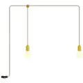 Creative Cables F-snake Eiva Utendørslampe Med 2 Bærbare Lamper Med Pære