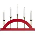 Markslöjd MarkslöjdBRIDGE Lysestake 5LRødAdventsstakerFra Homeroom
