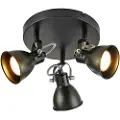 Markslöjd MarkslöjdTaklampe Mion 3LSvartSpotlysFra Homeroom
