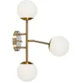 Markslöjd MarkslöjdVegglampe TRINITY 3LMessingVegglamperFra Homeroom