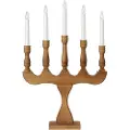 Markslöjd MarkslöjdLysestake Svaneholm 5LBrunAdventsstakerFra Homeroom