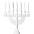Markslöjd MarkslöjdLysestake Torpa 7LHvitAdventsstakerFra Homeroom