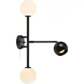 Markslöjd MarkslöjdVegglampe BESIDE 3LSvartVegglamperFra Homeroom