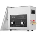 Vevor 6L ultralydrenser med varmetimer og kurv, profesjonell digital sonisk kavitasjonsmaskin, 180W rengjøringsmaskin for klokker, briller, mynter, metalldeler, verktøy