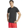 Adidas Designed 4 Training 3 Stripes Kortarmet T-skjorte