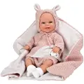 Munecas Arias Elegance Babyto Dukke Med Vektteppe 35 Cm