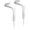 Ubiquiti UniFi - Koblingskabel - RJ-45 (hann) til RJ-45 (hann) - 10 cm - 3 mm - CAT 6 - med støvel - hvit - for P/N: USW-PRO-8-POE