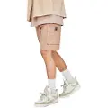 SikSilk Flight Embroidered Logo Cargo Shorts