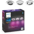 Philips Hue Centura Innfelt Spot - Rund - White - 3-pakning
