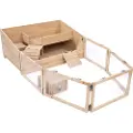 TIAKI innendørs innhegning for marsvin - L 116 x B 193 x H 50 cm (2 Pakete*)
