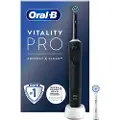 Oral-B Elektrisk tannbørste Vitality Pro Sort + ekstra tannbørstehode