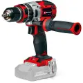 Einhell TP-CD 18/80 Li-i BL, Boremaskin med pistolgrep, Nøkkelløs, Børstet, Sort, Rød, 1,3 cm, 28800 RPM - SOLO