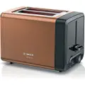Bosch DesignLine TAT4P429 - Brødrister - 2 skive - 2 Spor - kobber